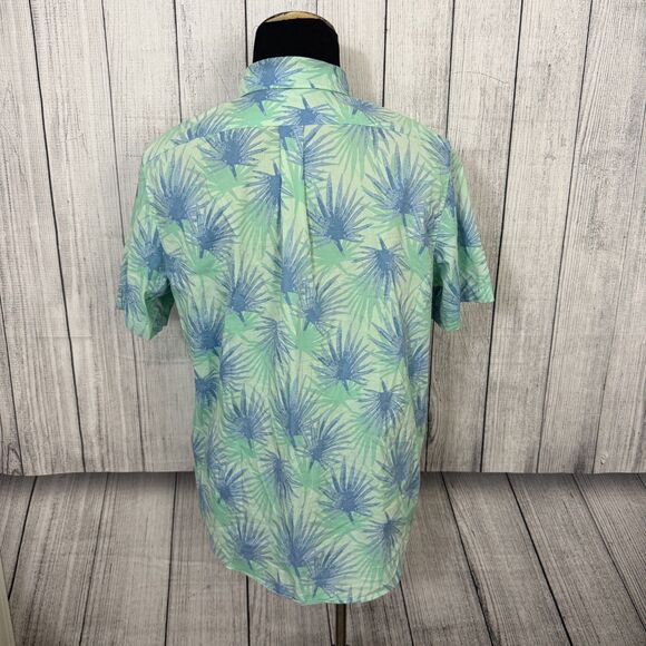 Vineyard Vines Men's Large Multicolor Floral Slim Fit Hawaiian Tucker Shirt - Picture 3 of 5